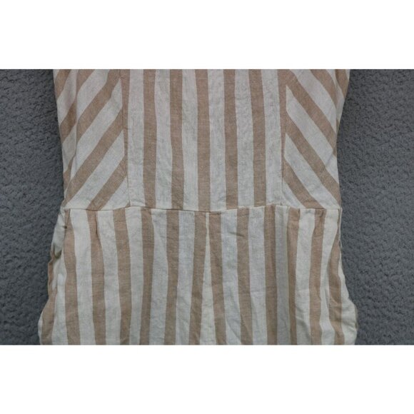Draper James Strappy Linen Blend Jumpsuit-Size XS-Pockets - Picture 5 of 15